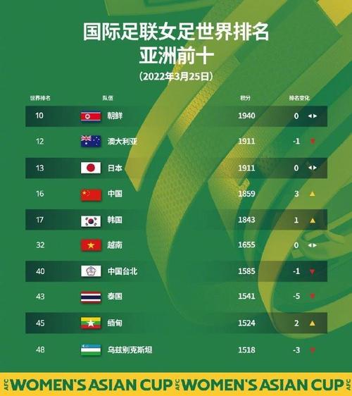2015年女足世界杯排名情况，一场巾帼不让须眉的较量